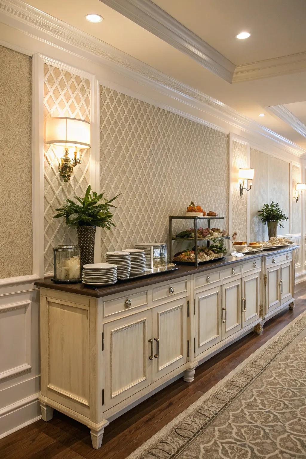 Add sophistication with ribbed paneling.