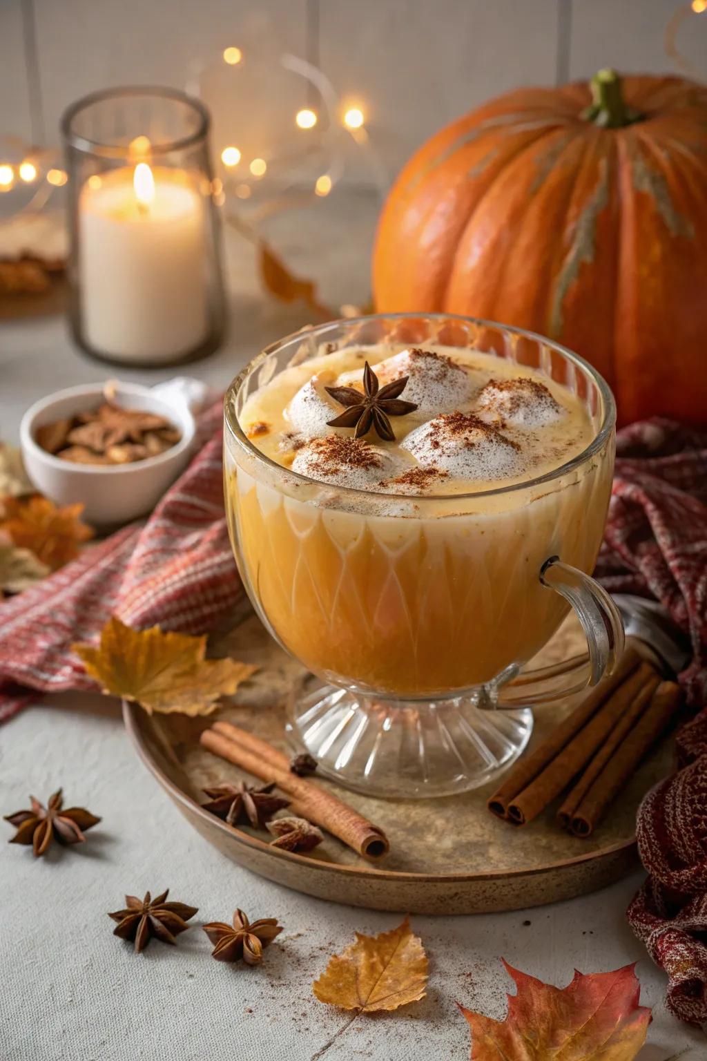 A Pumpkin Spice Punch that’s perfect for Halloween and fall lovers alike.