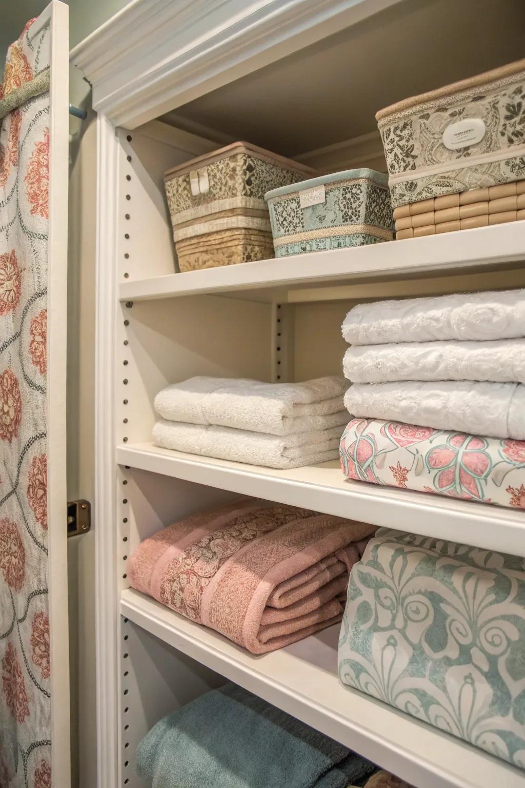 Overshelf shields protect surfaces and enhance style.