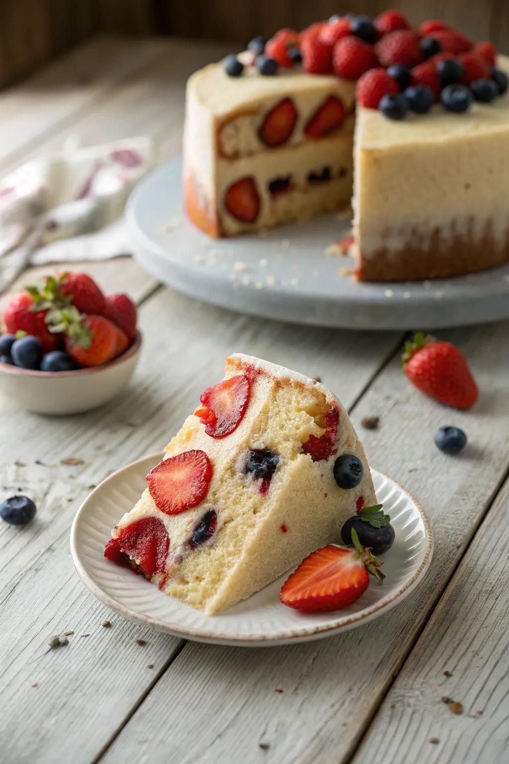 A fruity surprise with every piece.