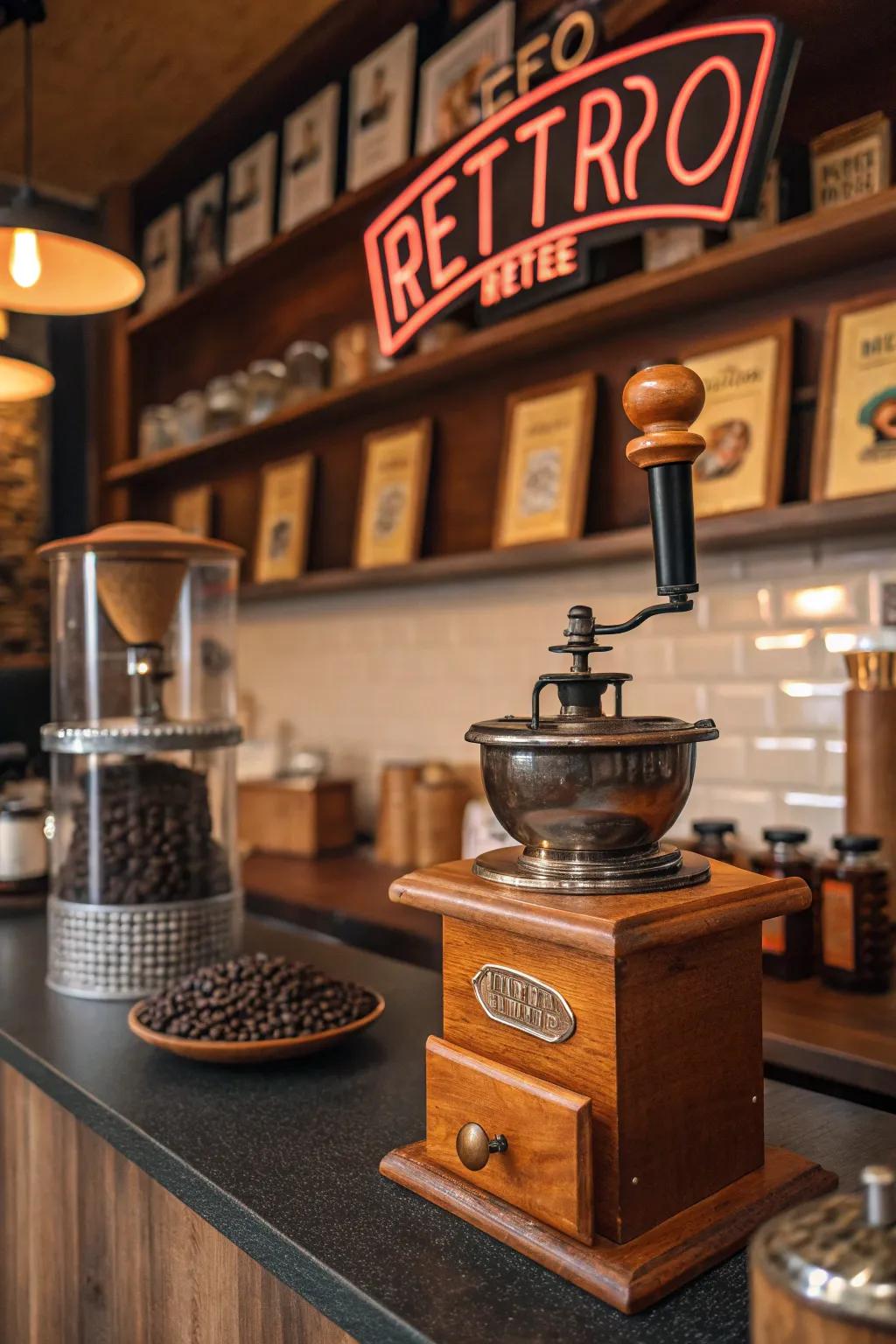 Classic touches create a nostalgic and personal atmosphere.