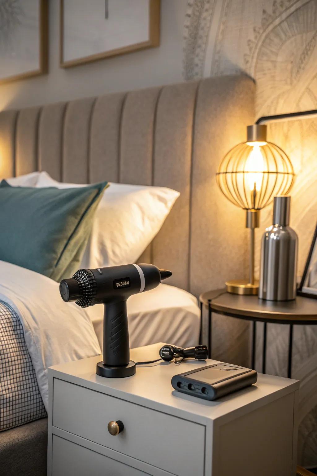 Massage gun: Immediate relaxation and recovery.