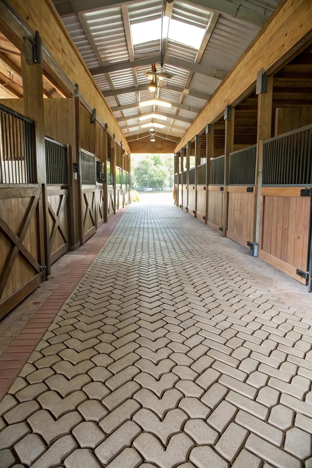 ConnectLock pavers offer a durable and easily maintainable flooring solution.