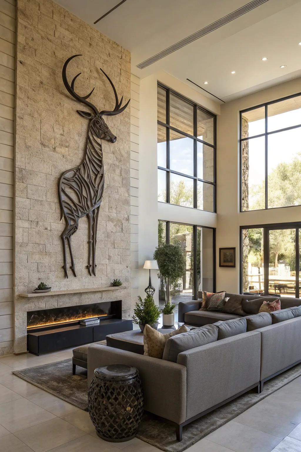 Wall sculptures add an amazing three-dimensional touch to any space.
