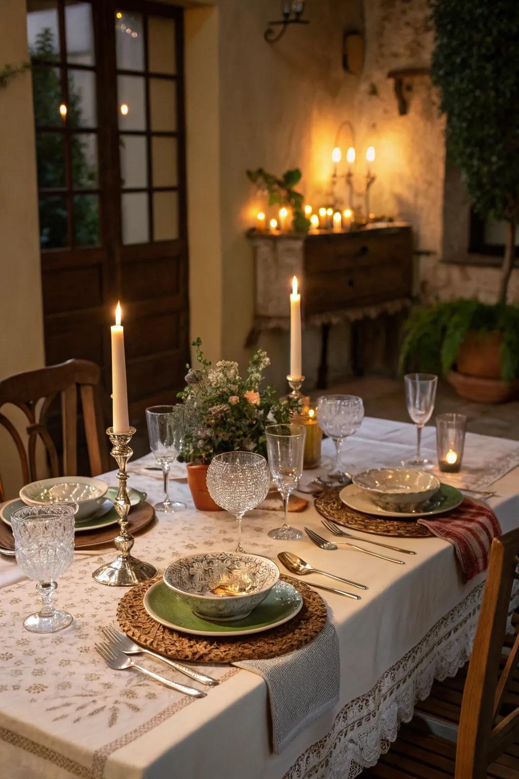 Lights introduce warmth and closeness to your design.