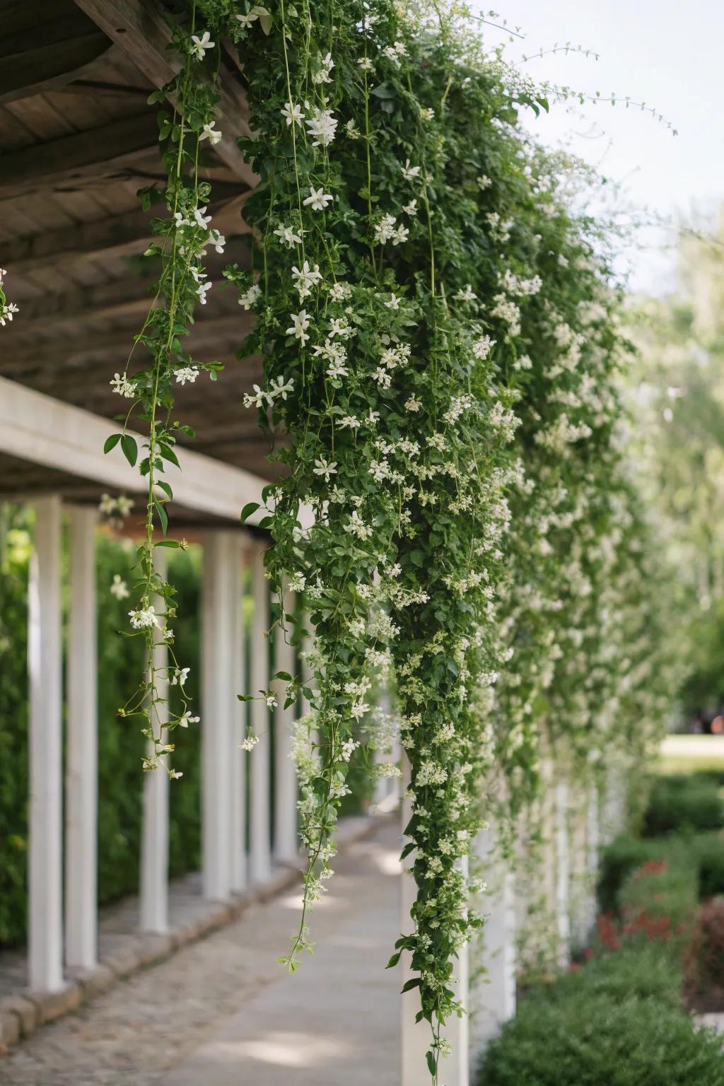 Propel upright gardens to unprecedented altitudes with a dangling support.