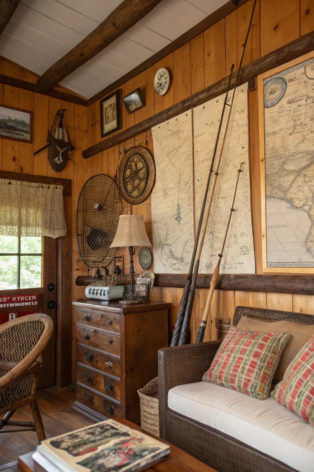 Time-honored finds add nostalgia and character.