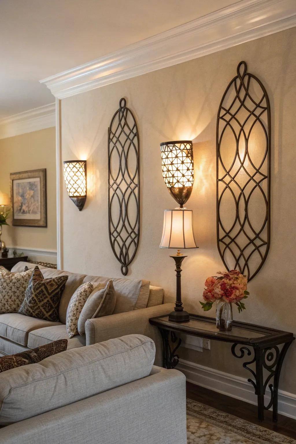 Unique forms turn lighting into a showpiece.