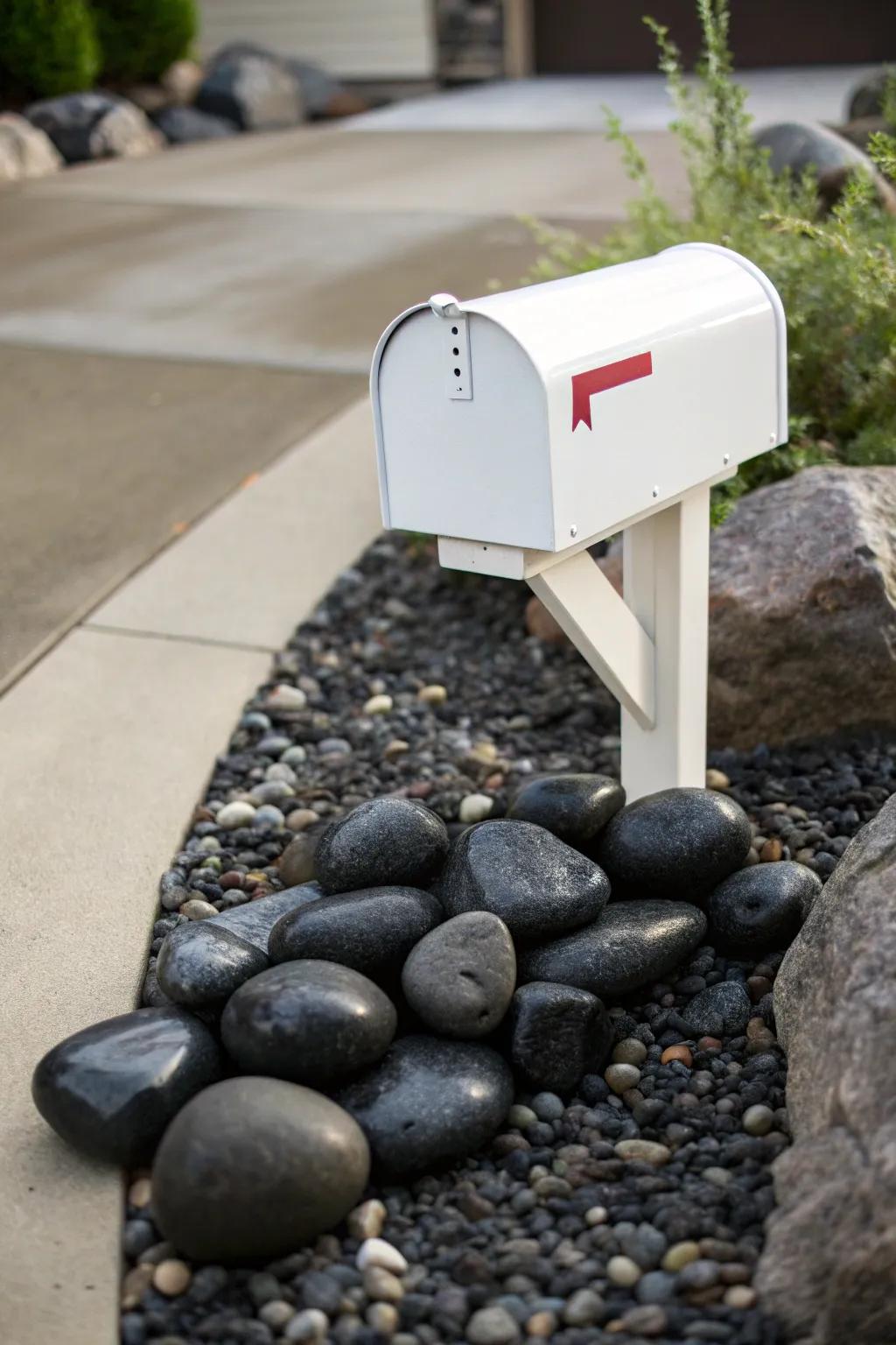 Minimalist rock designs offer a sleek, modern appeal.