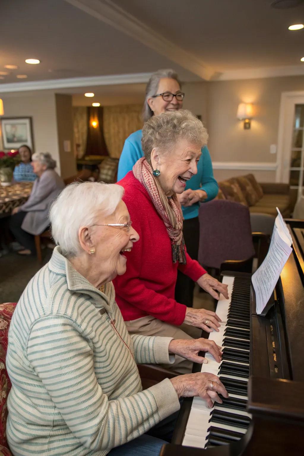 A joyful sing-along session with iconic love ballads.