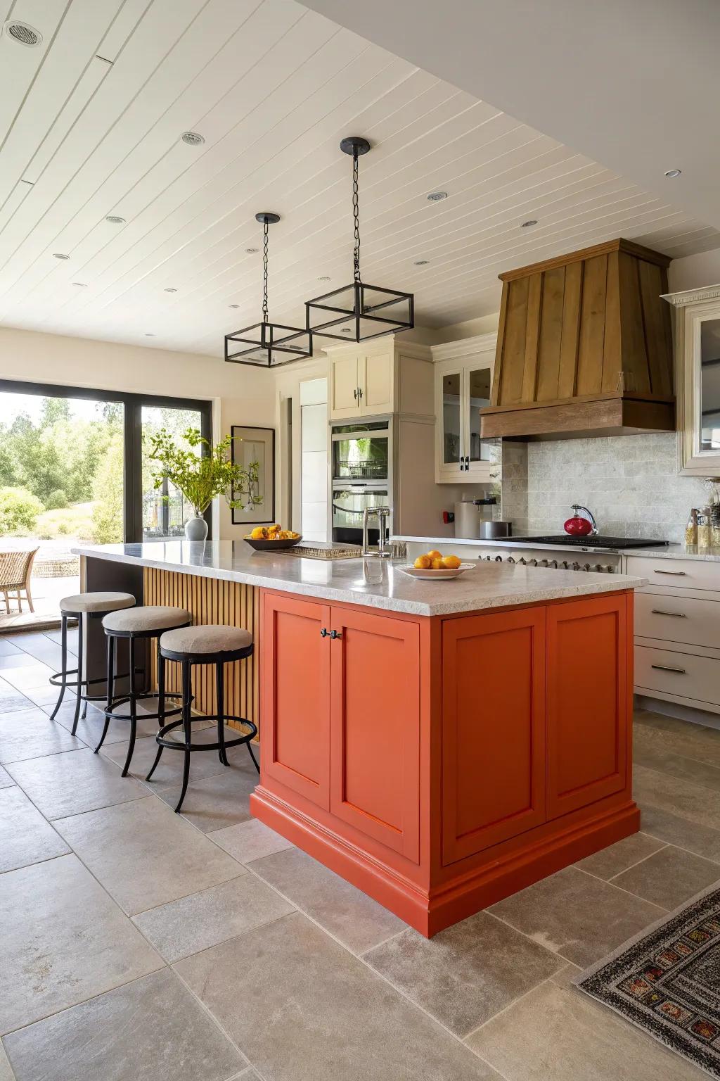 Spicy colors infuse unexpected flair