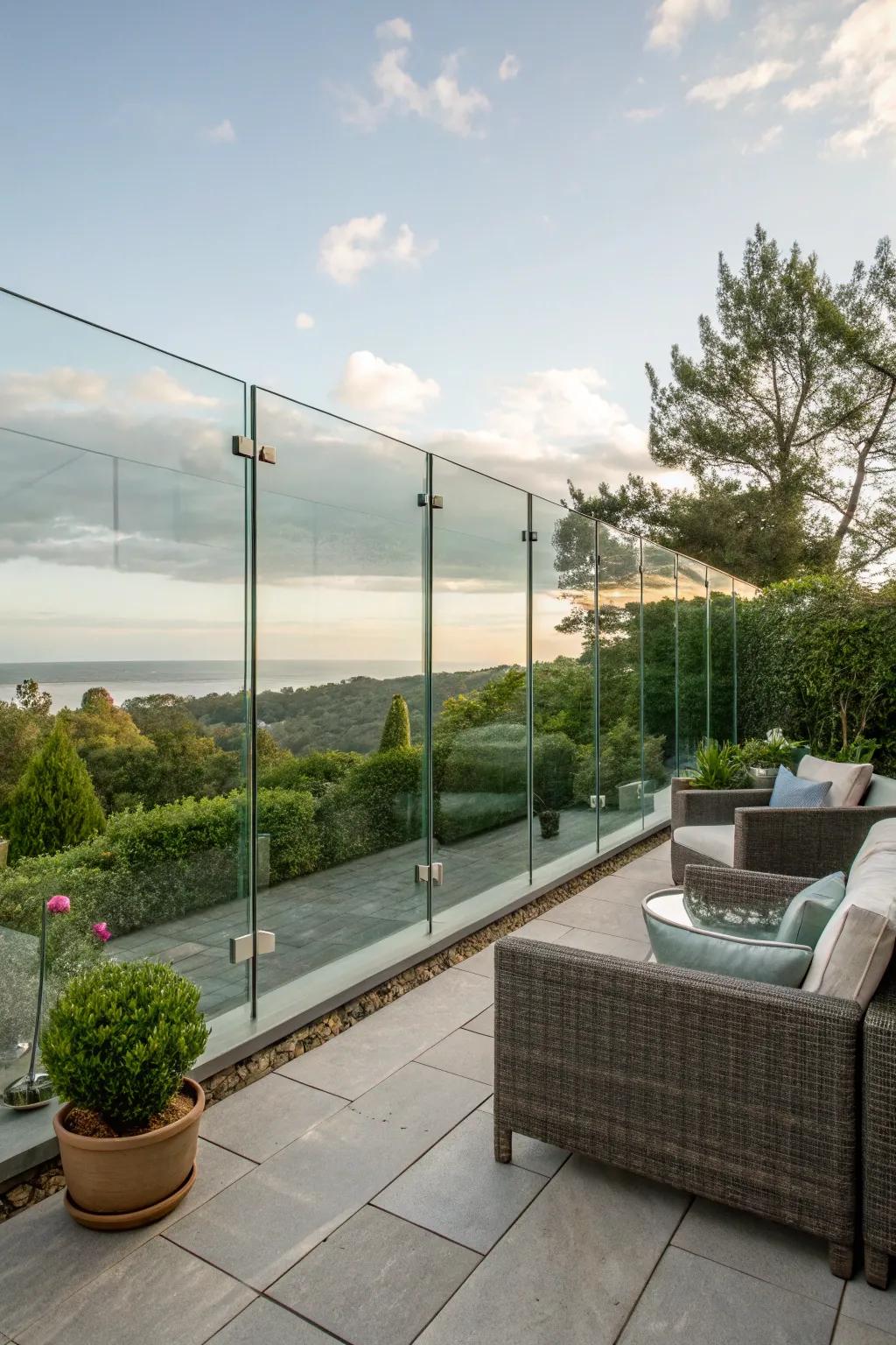 Crystal sections present modern flair and expansive sights.