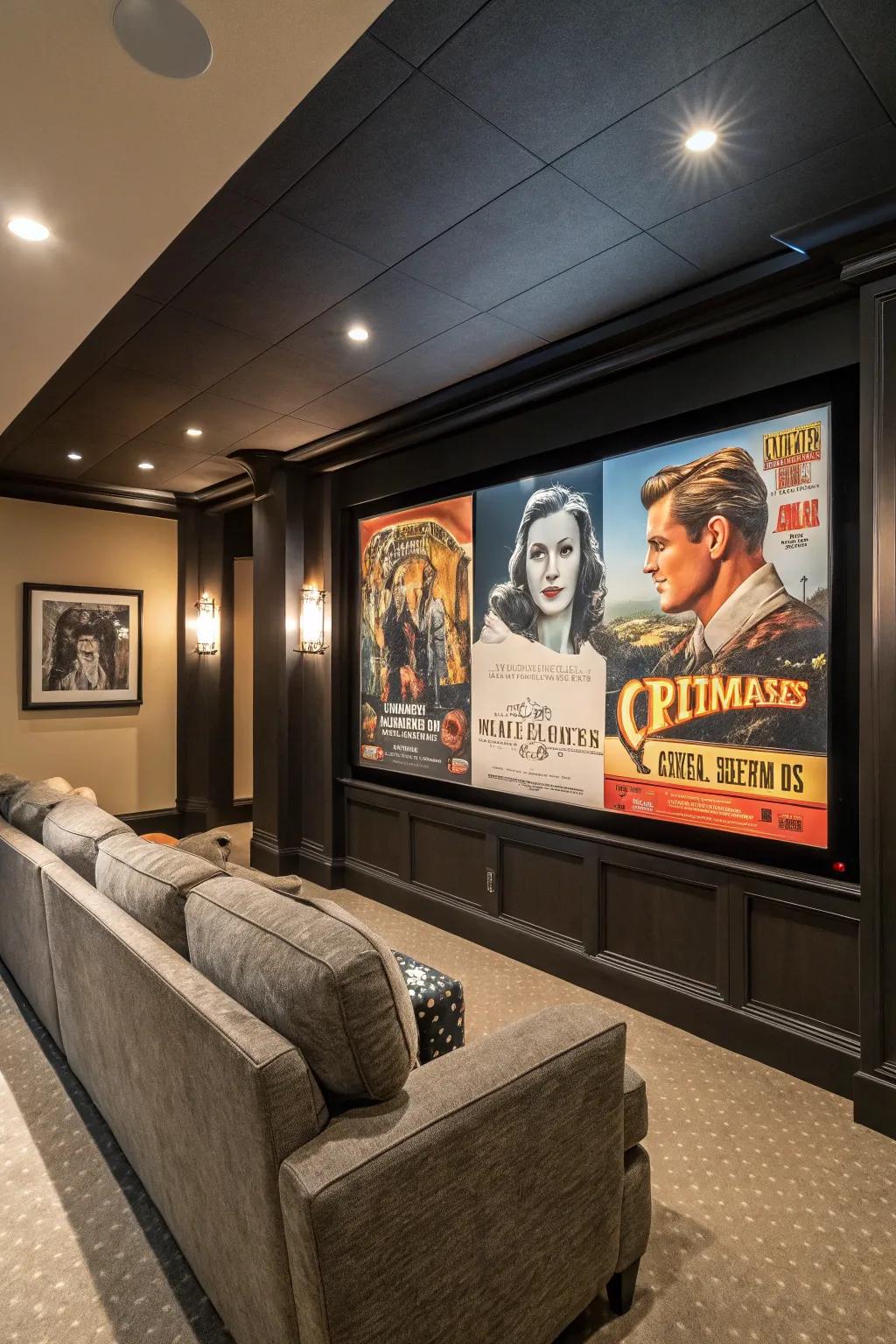 Movie posters bring magic to your decor.