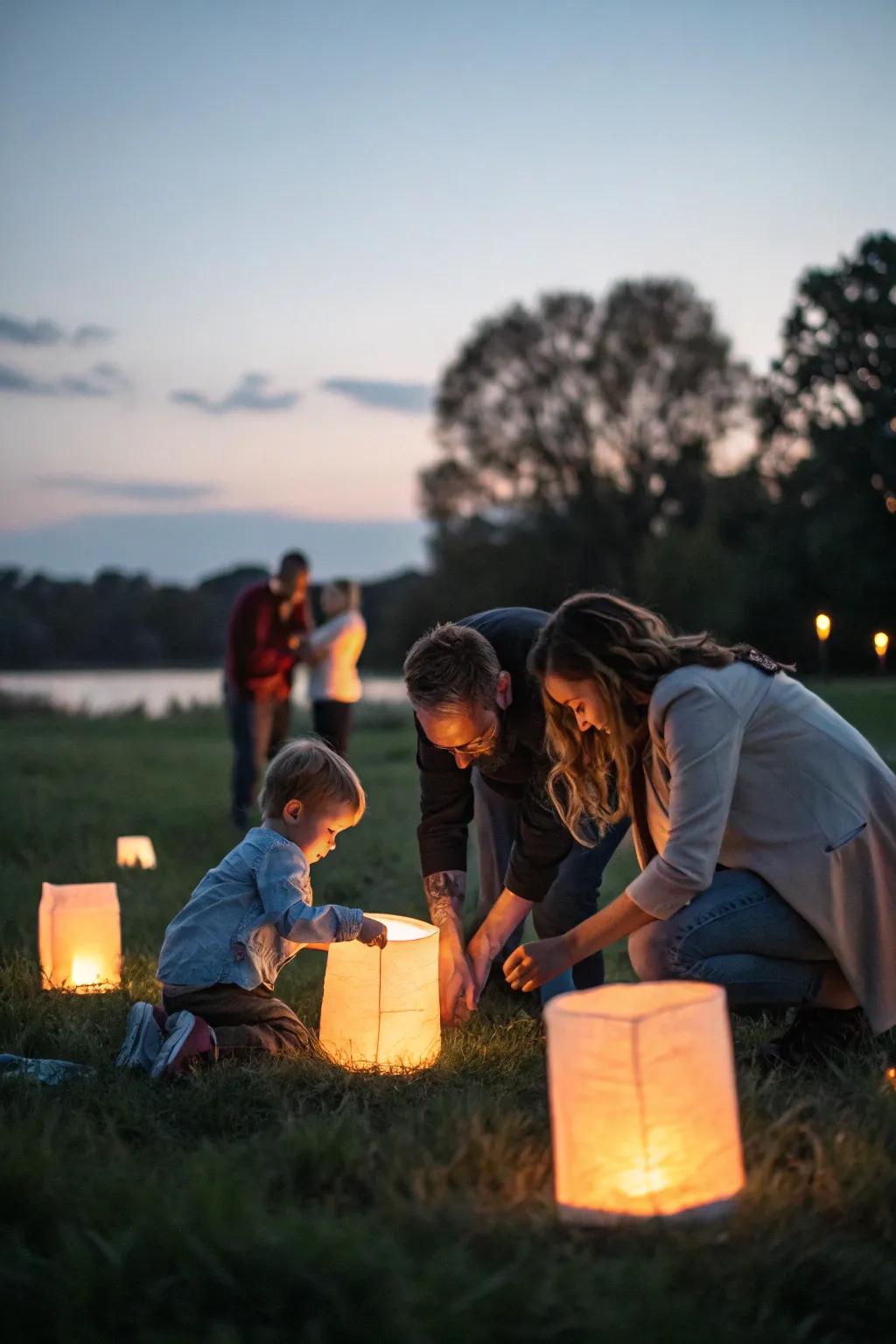 With gentle lights, give your photos a warm radiance.