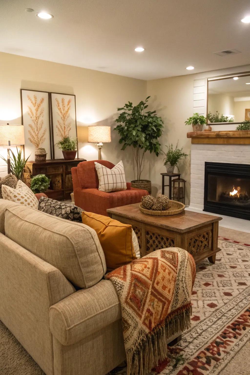 Relaxed spaces make guests feel welcomed and relaxed.