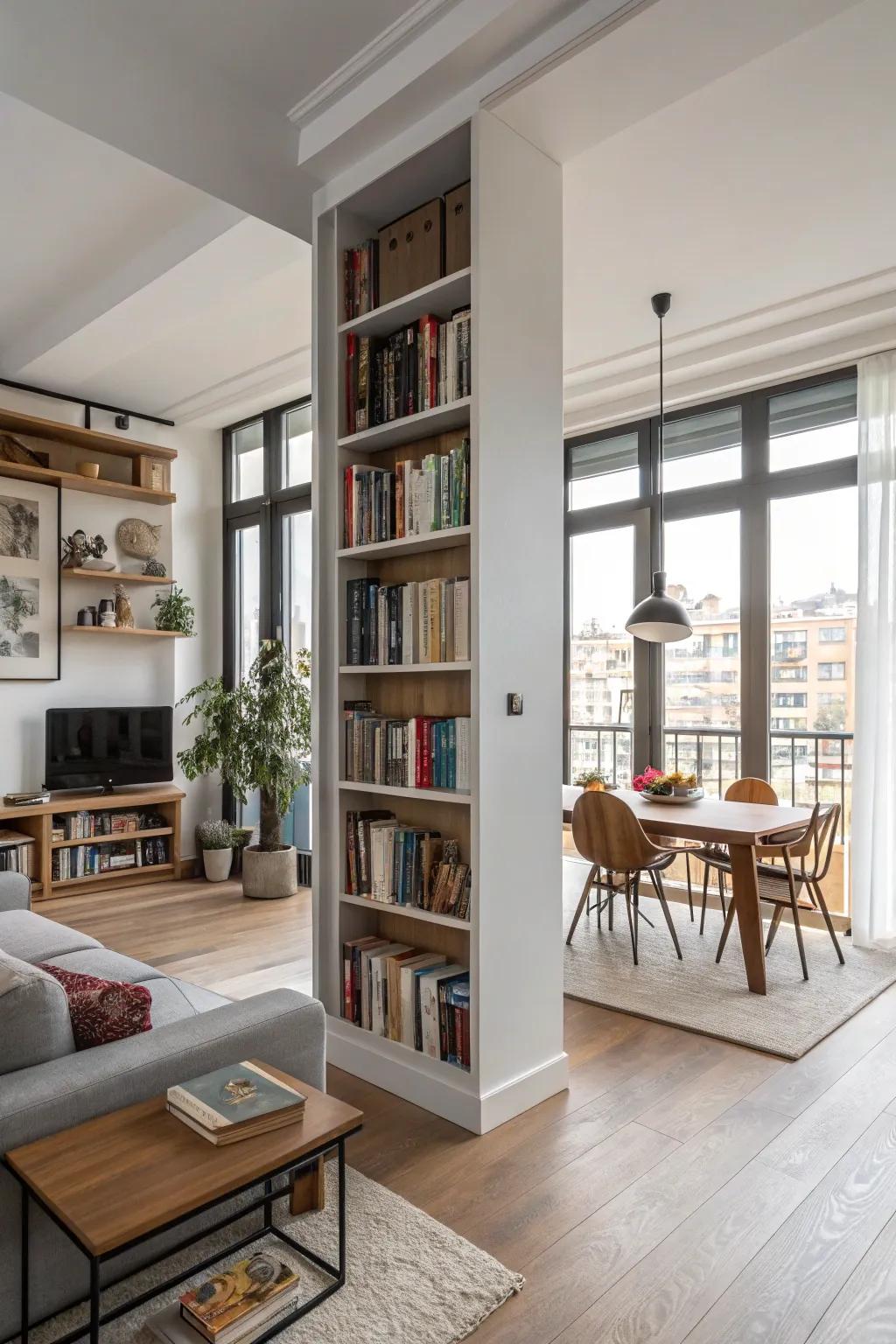 Chamber dividers fashion delineated zones with flair.