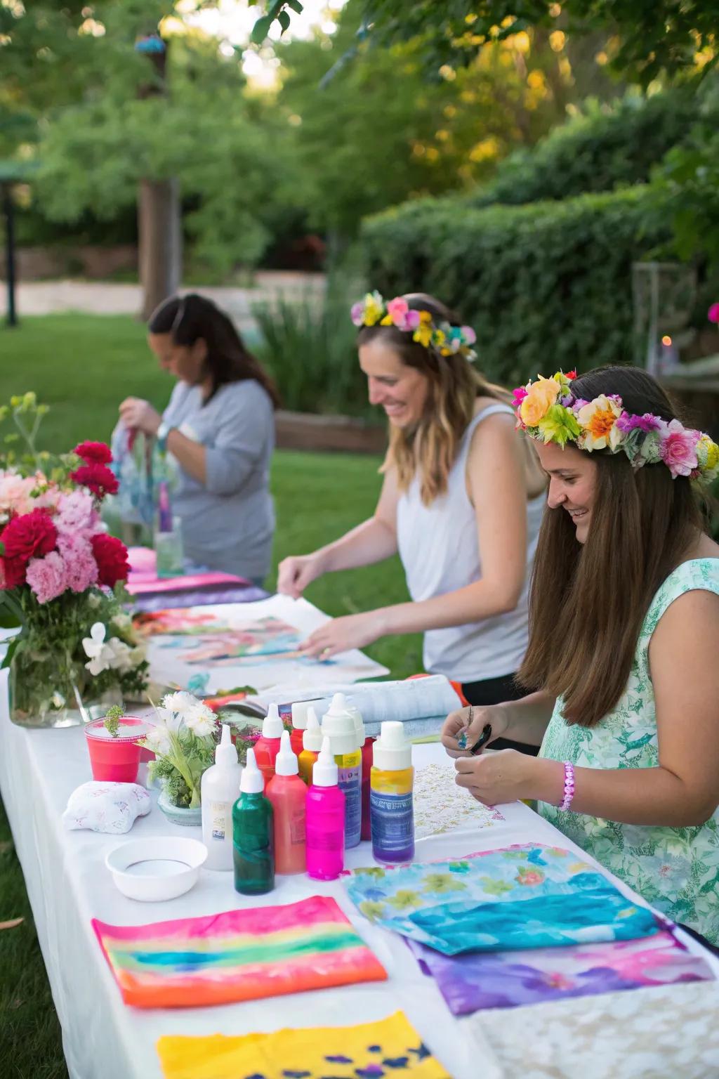 With an imagination station, guests can create their own unique mementos.