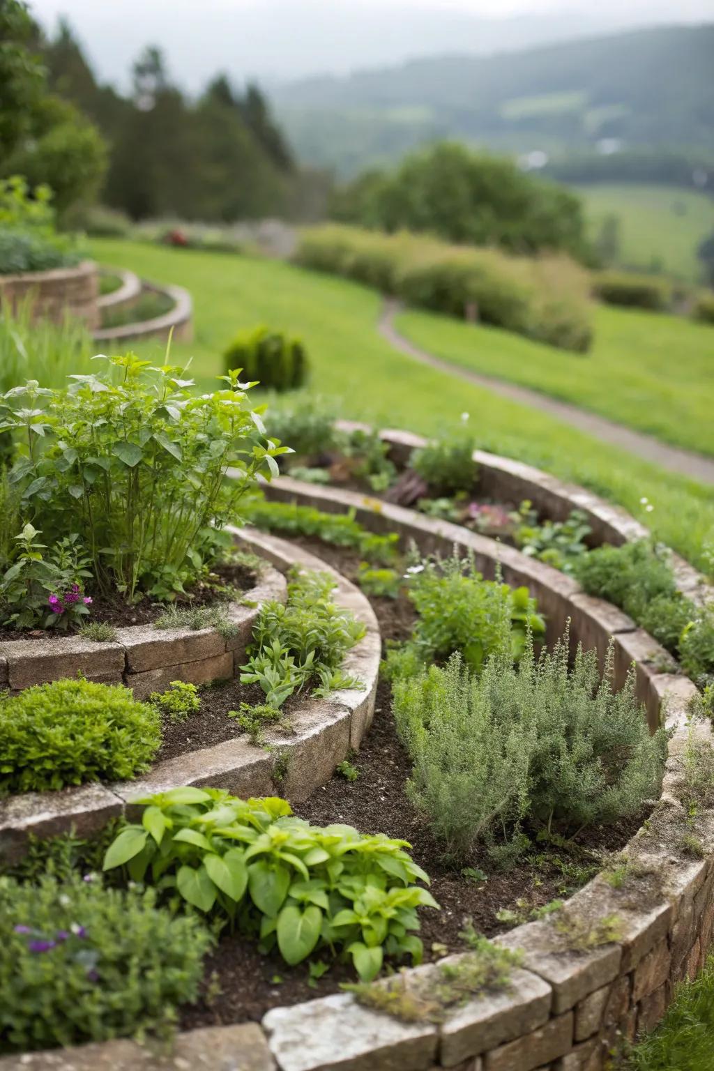 Herb coil delivers a distinctive and efficient method to cultivate your tea herbs.