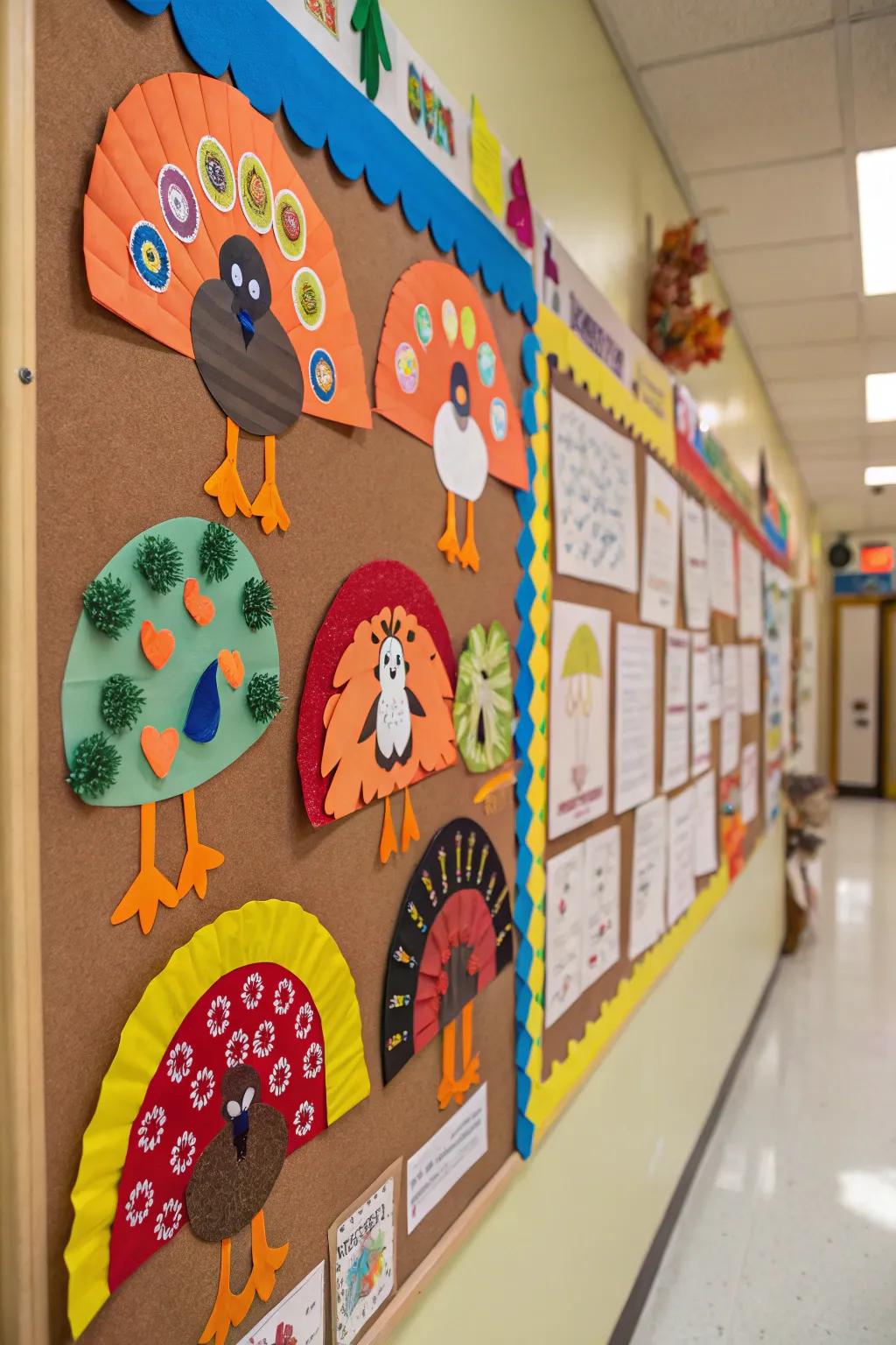 Turkey Playtime showcasing unique designs by preschoolers.
