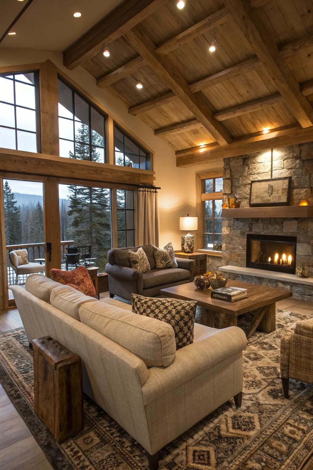 Generous seating delivers comfort and style.