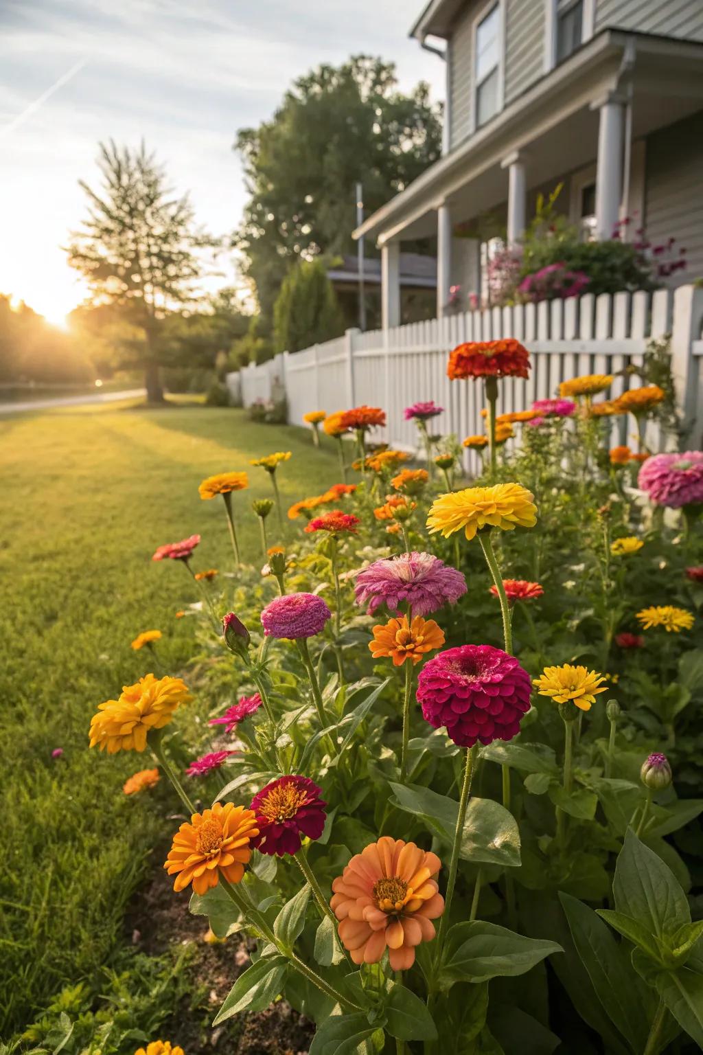 Zinnias present a burst of color and vitality to any garden.