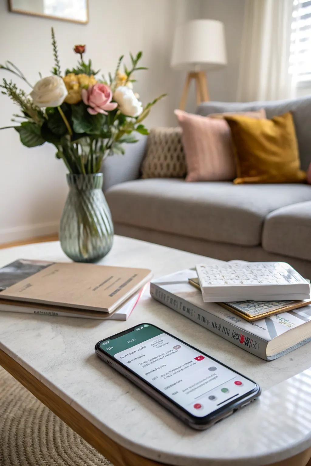 Keep your financial life organized via your phone.
