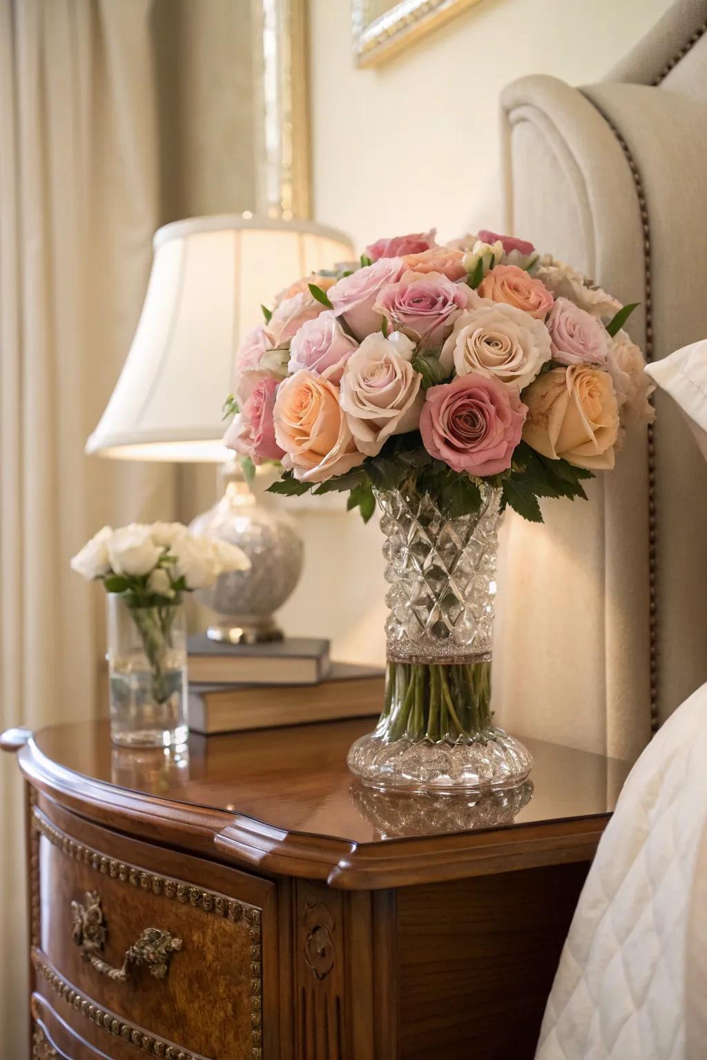 Loving rose arrangement for a hint of love.