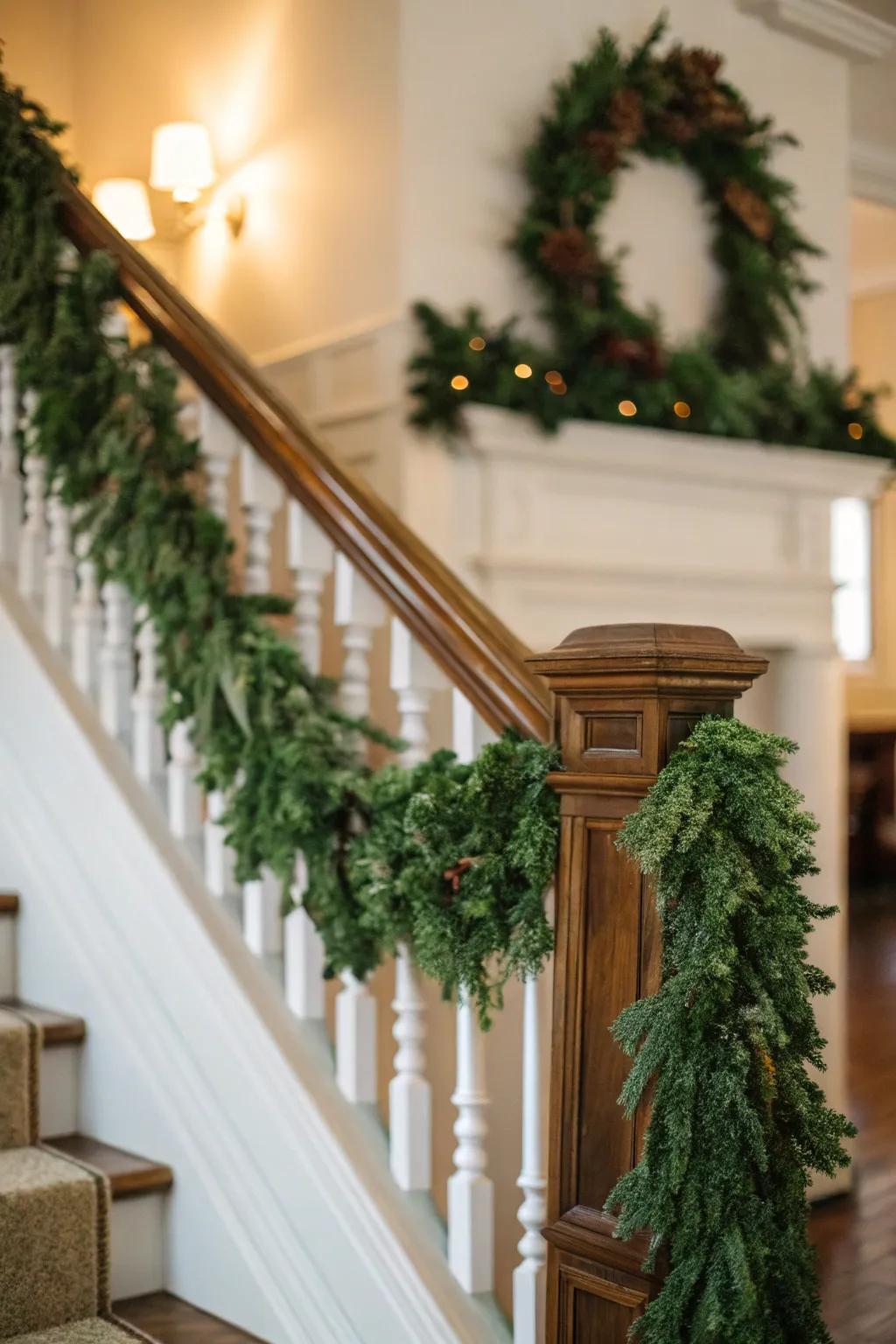 Boughs add a lush, festive touch to every corner of your home.