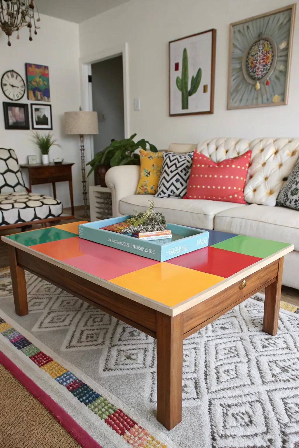 Color segmentation imparts vibrant and artistic flair to your space.