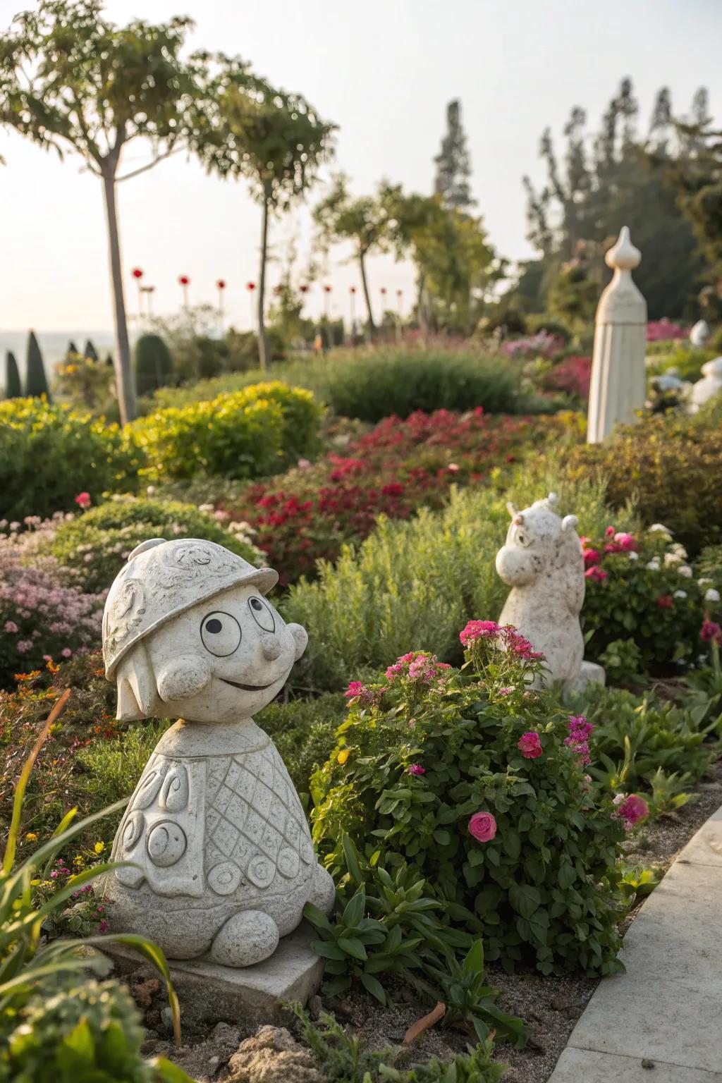 Stone-like art: weaving character into your garden.