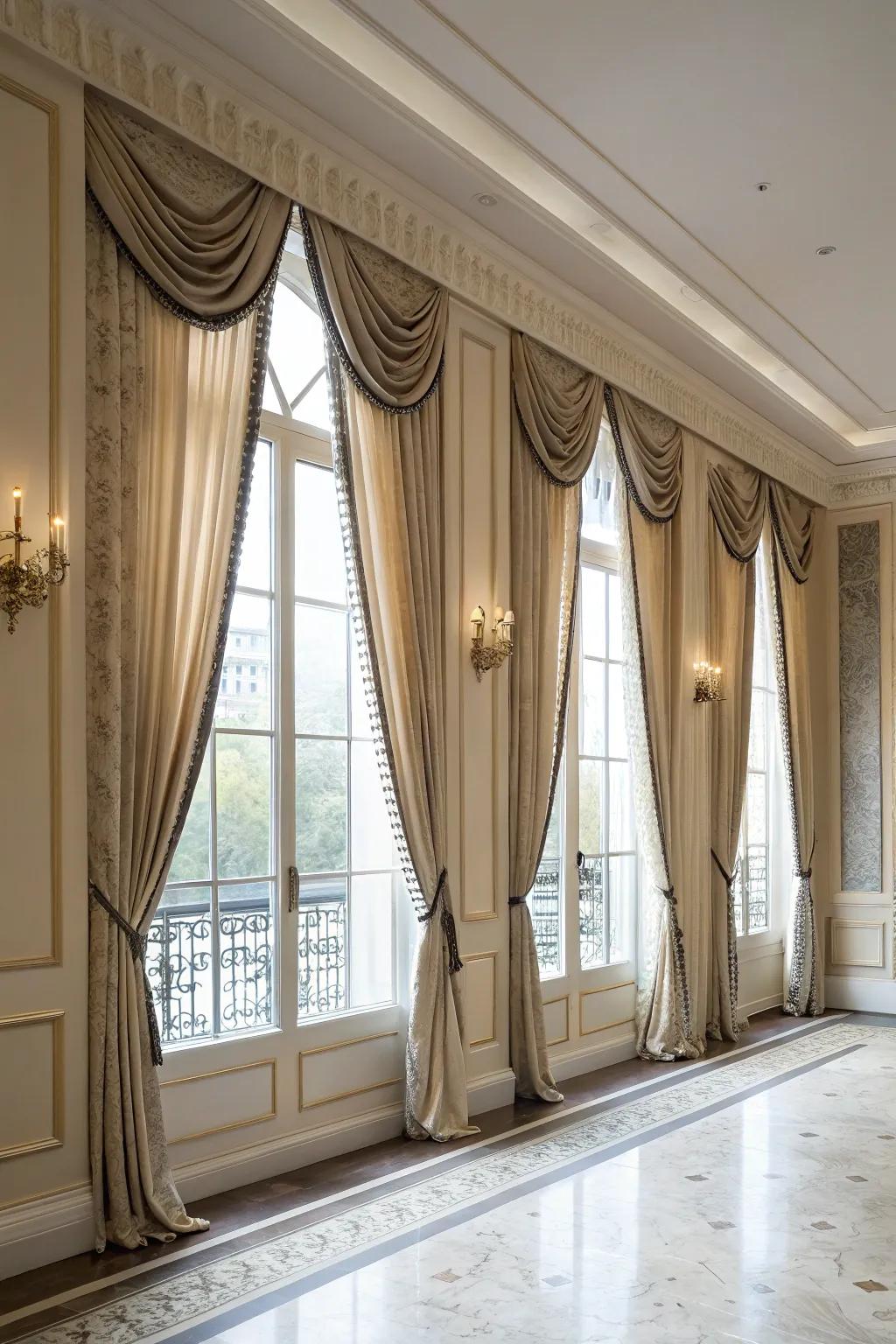 Fasteners add elegance and functionality to your window coverings.