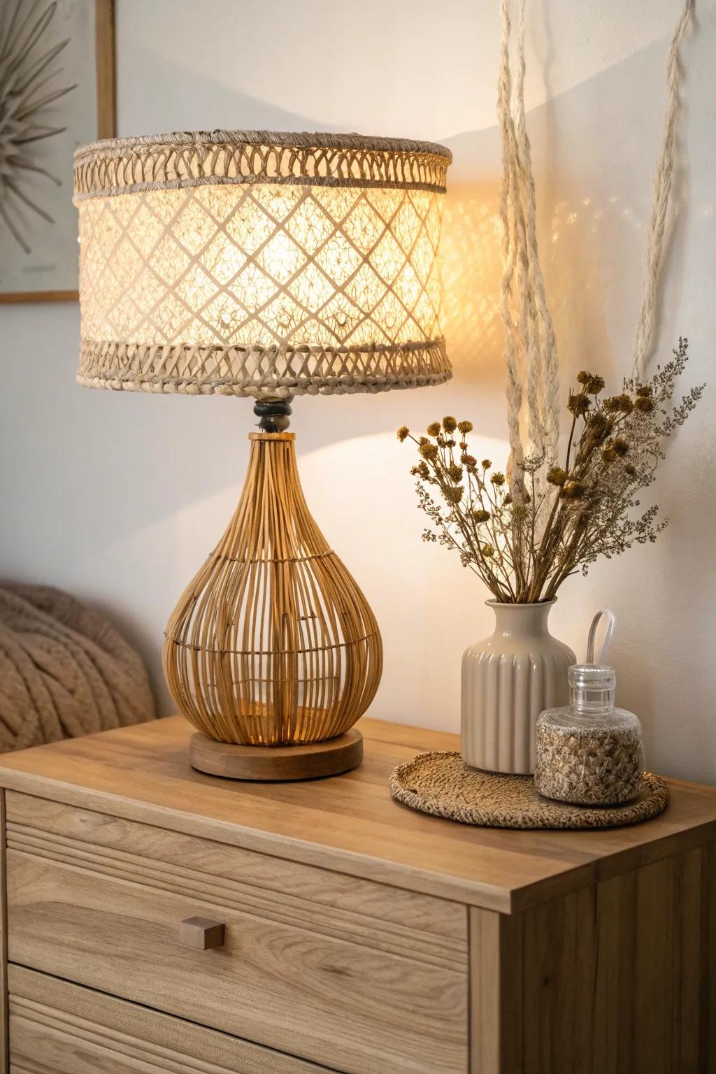 Illuminate your space with a hint of boho sophistication and minimalist allure.