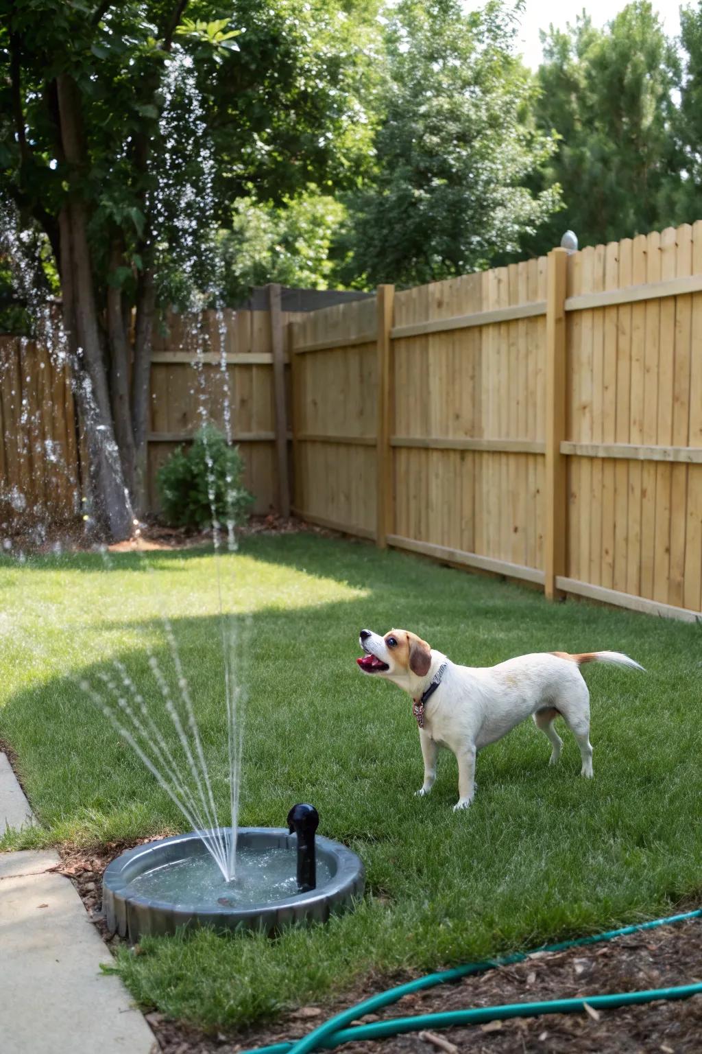 Water features offer both refreshment and aesthetic appeal.