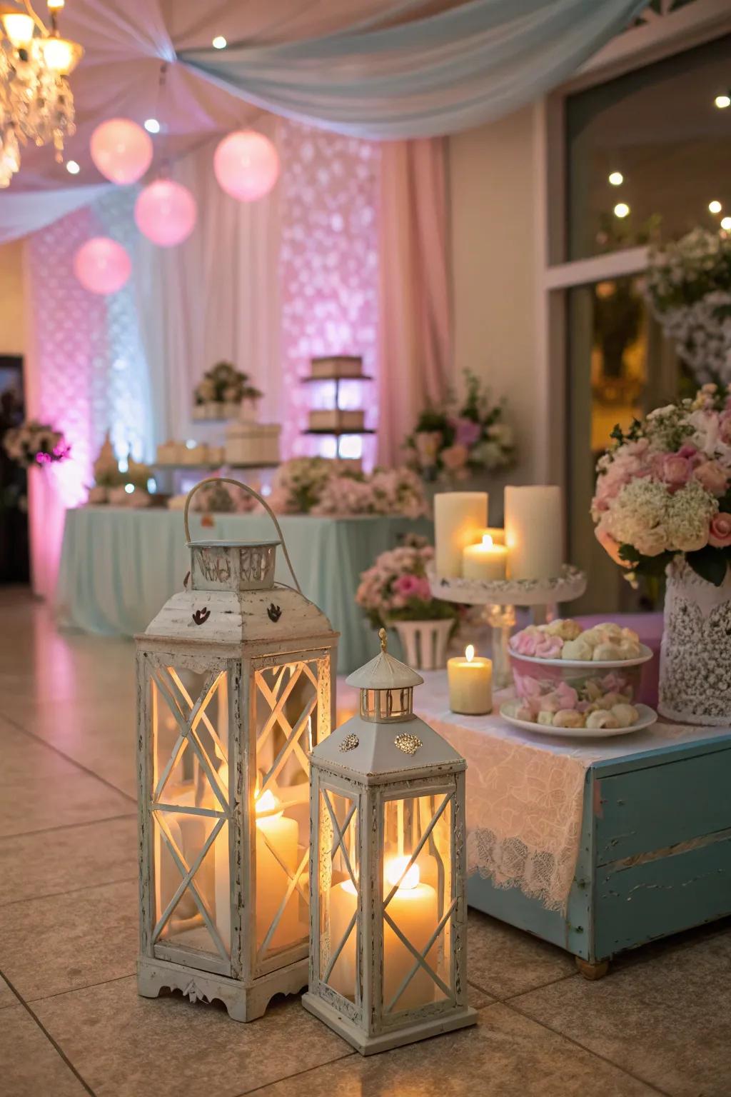 Beacons establish a cozy and romantic atmosphere.