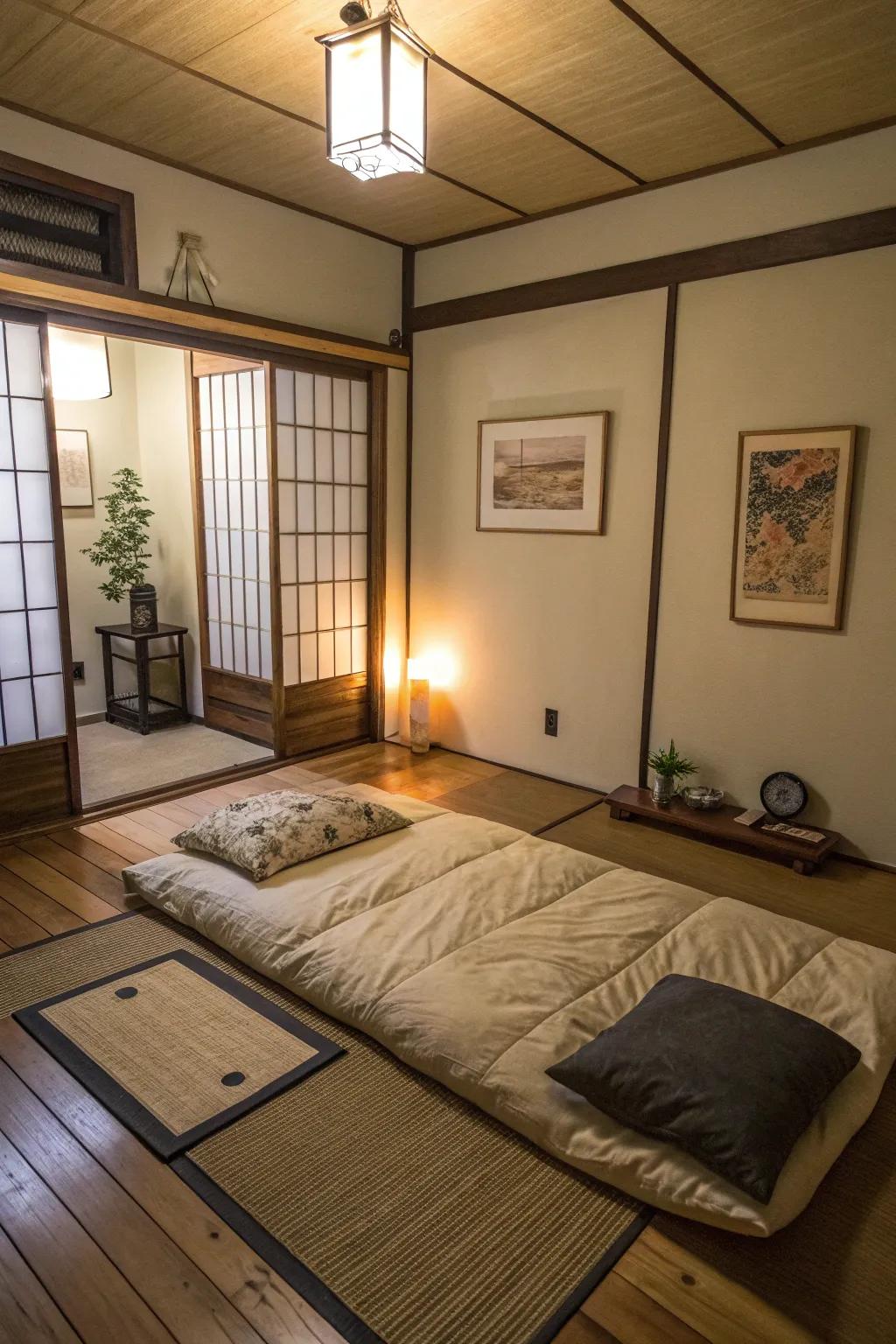 Japanese futons infuse a minimalist sophistication into any setting.