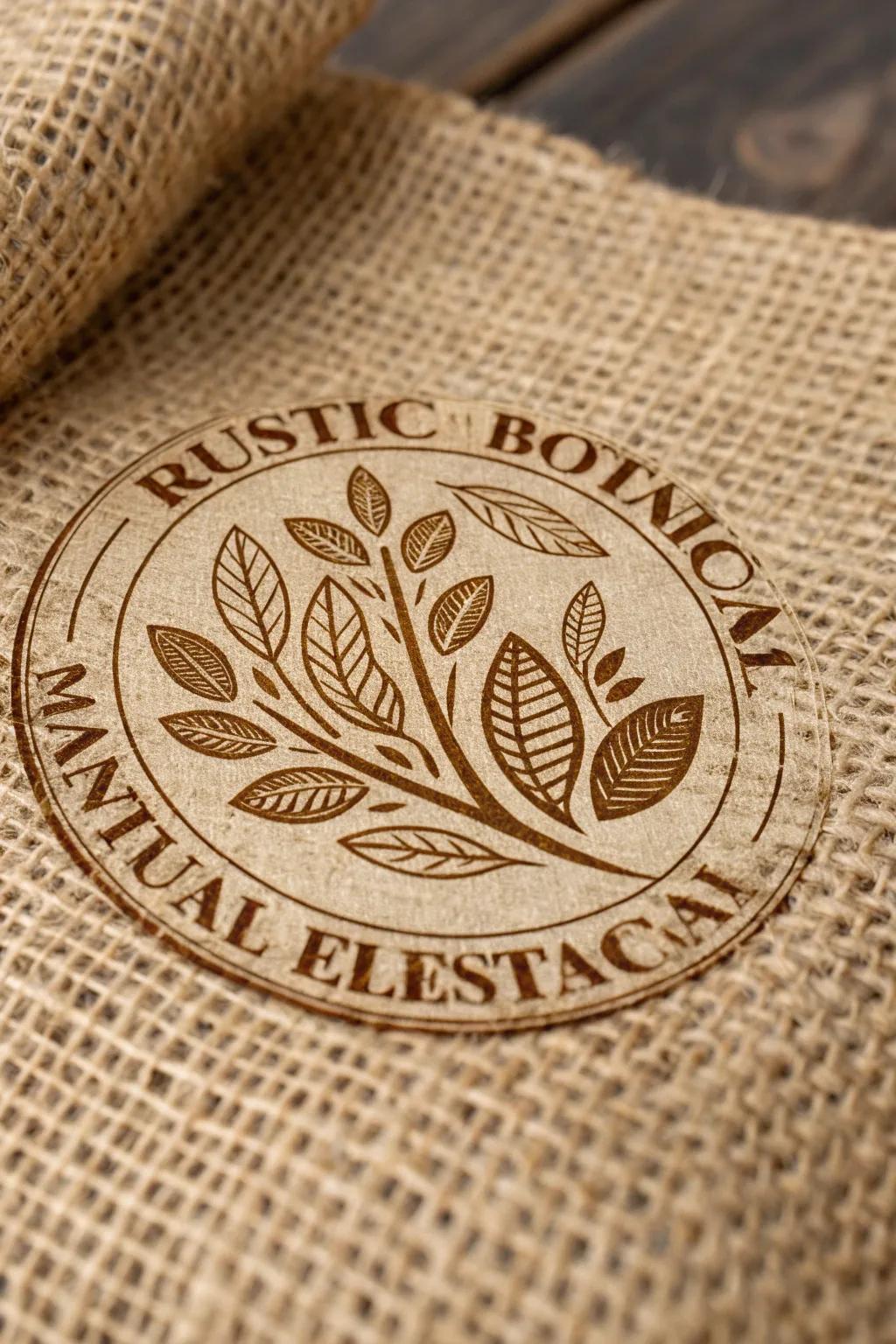 Homespun botanical blueprints add a cozy vibe.