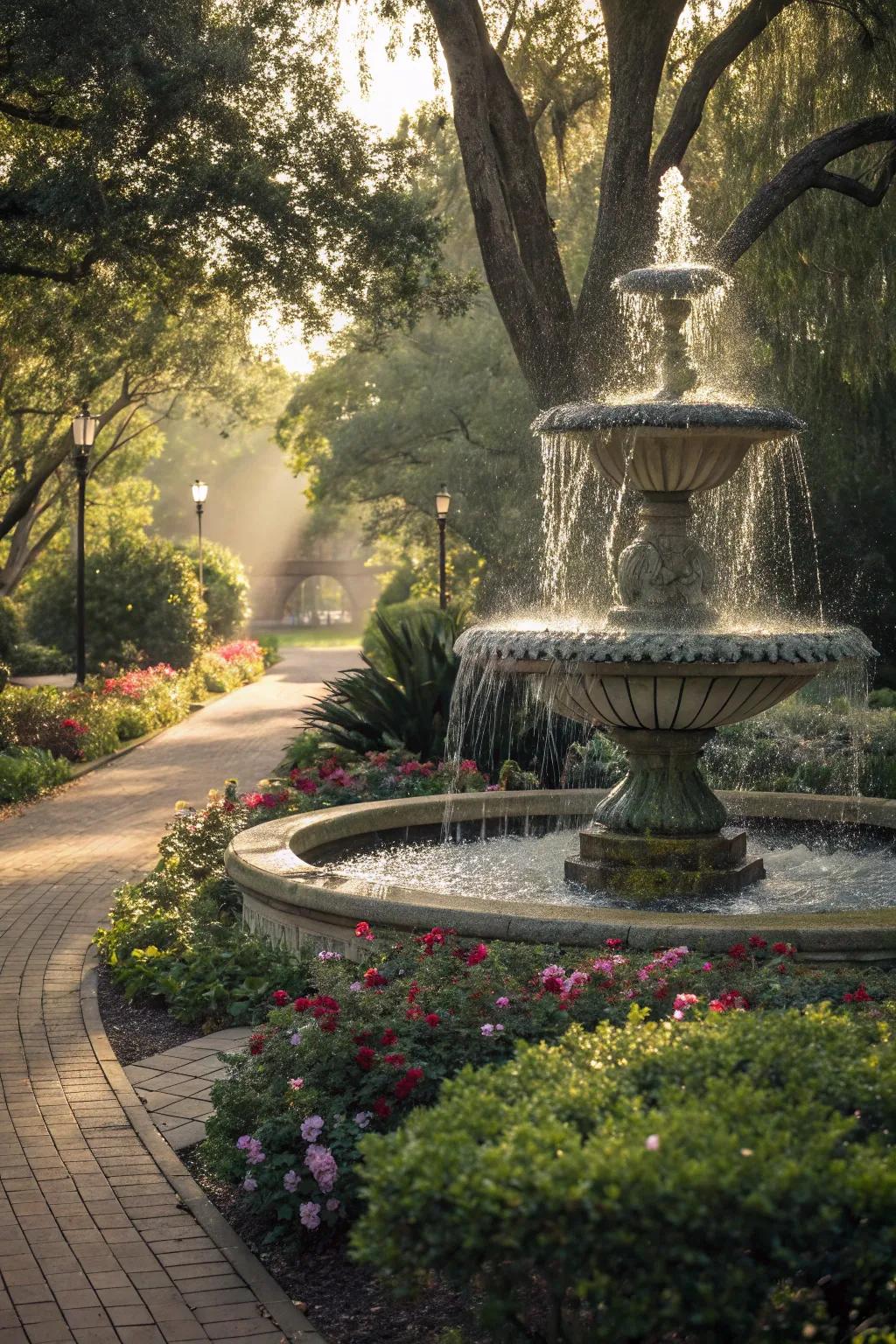 Enhance your space with the calming sound of water.