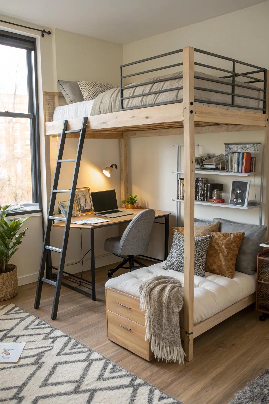 Versatile high sleepers adapt as your child grows.