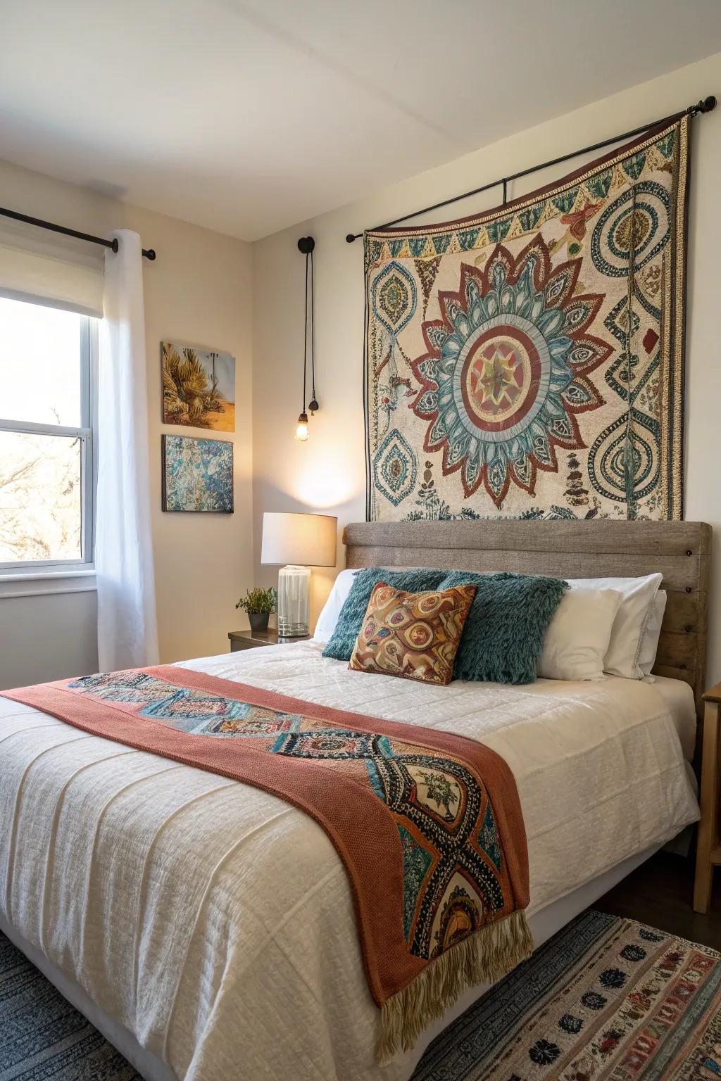 Revamp your bed space through inventive headboard decorating.