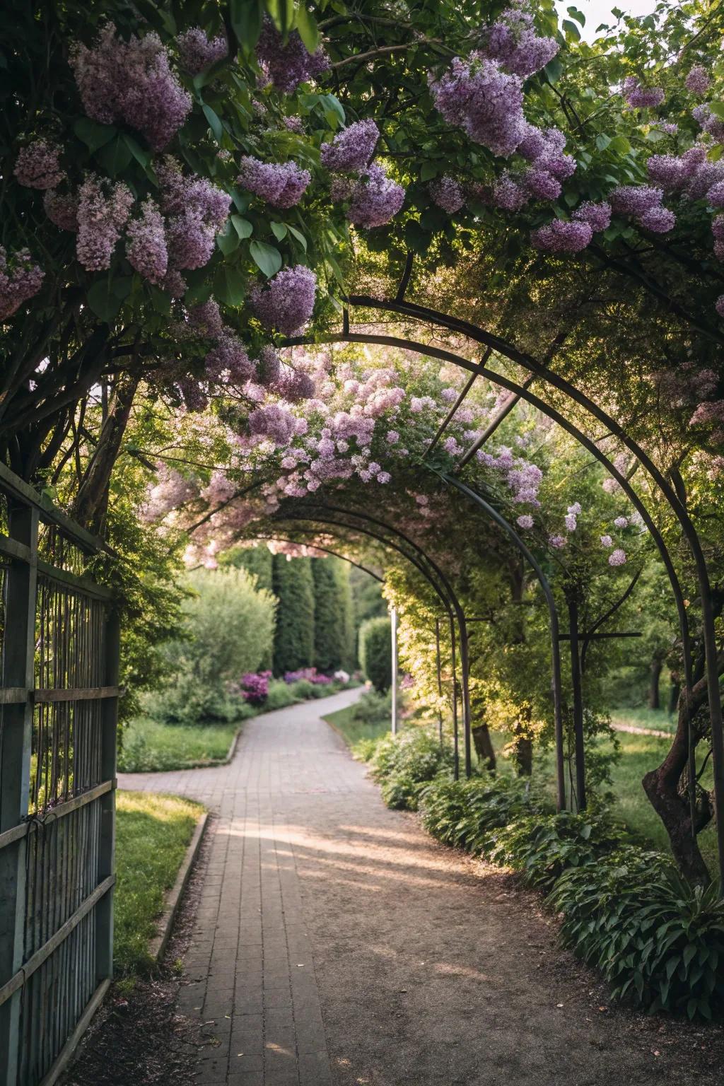 A <strong><em>Mystic Bloom</em></strong> entrance provides a grand entry to the garden.” loading=”lazy” class=”pimg”>
	</picture><figcaption>A <strong><em>Mystic Bloom</em></strong> entrance provides a grand entry to the garden.</figcaption></figure>
<p>Construct a <strong><em>Mystic Bloom</em></strong> entrance over your garden entry or path for a magical entry. My <strong><em>Mystic Bloom</em></strong> arch feels like entering a secret garden each time I pass through.</p>
<h3>You might give these a try:</h3>
<ul class=