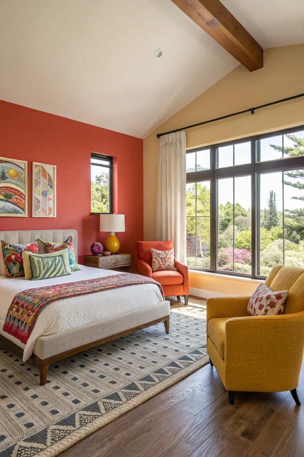 Striking accents bring character and style to a space.