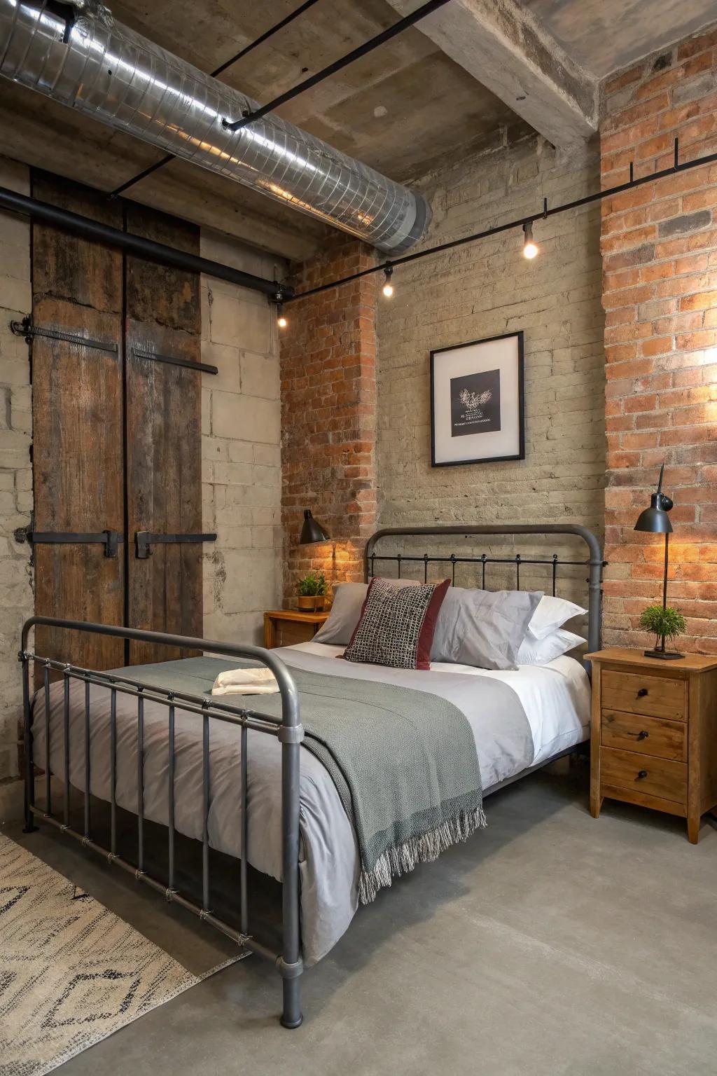 Factory-inspired accents bring a bold vibe.