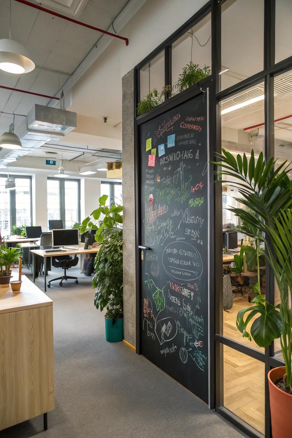 Let your office door be a place where you can be creative.