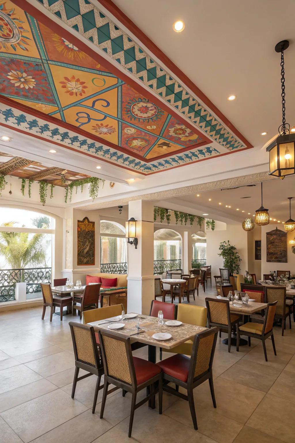 Ceiling highlights infuse sophistication