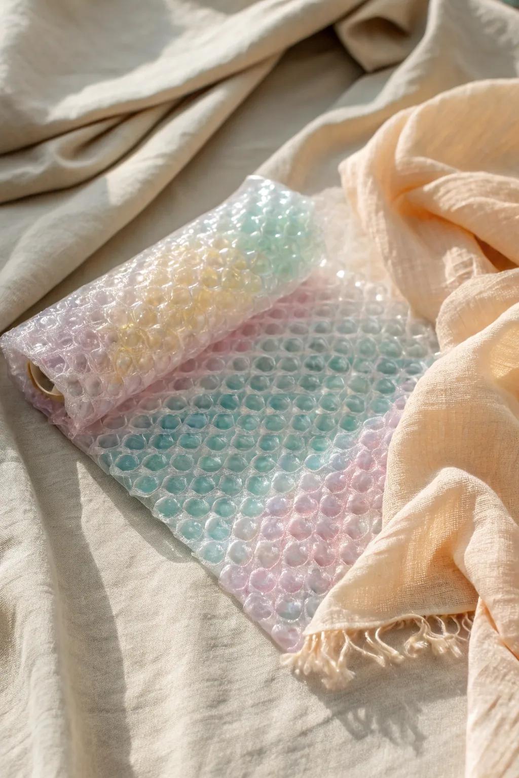 Turn ordinary cushioning film into a foundation for artistry. Discover the method of texture!