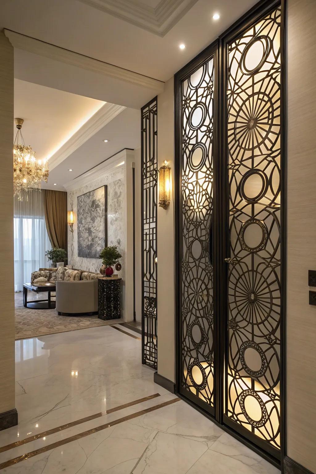 Imaginative screens make a bold declaration.