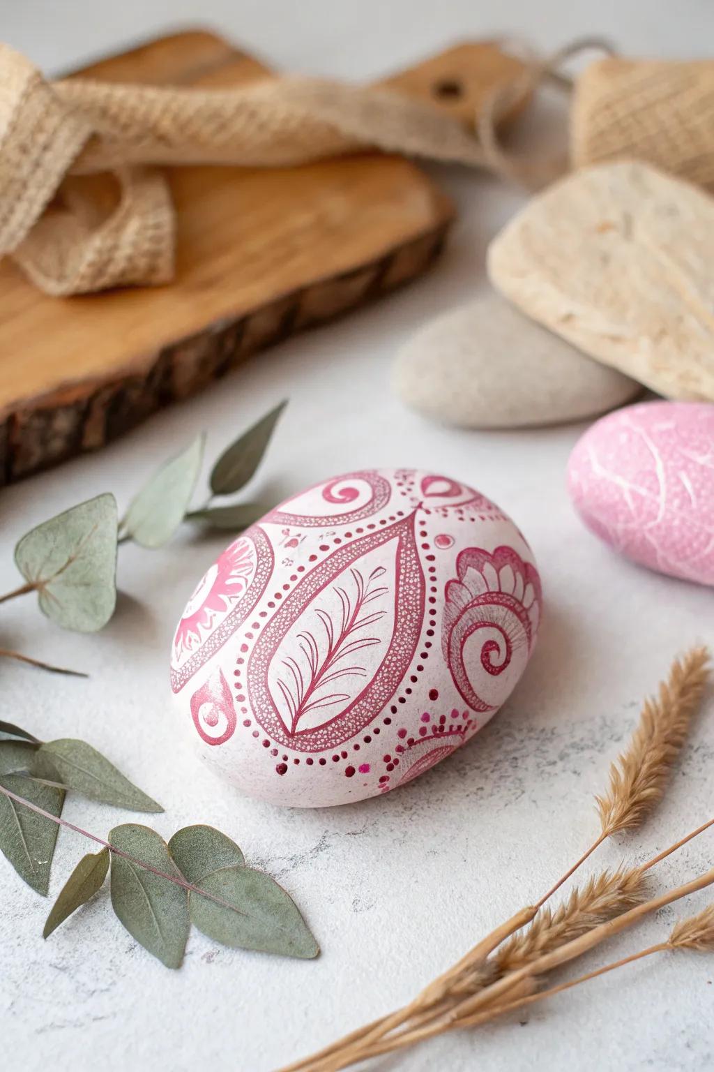 Add a dash of charm to your area with beautifully coated blush stones.