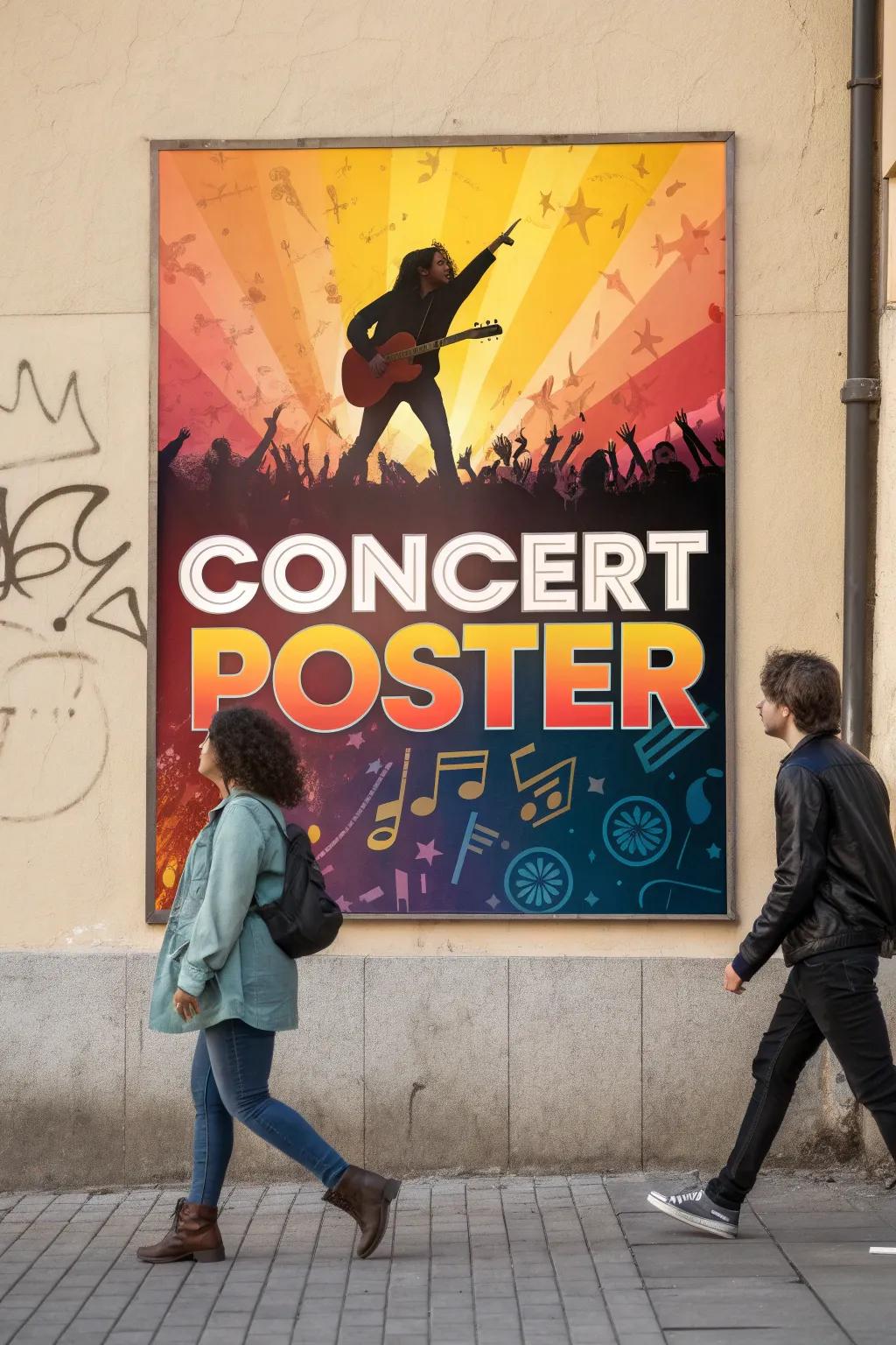 Music posters strike a chord.