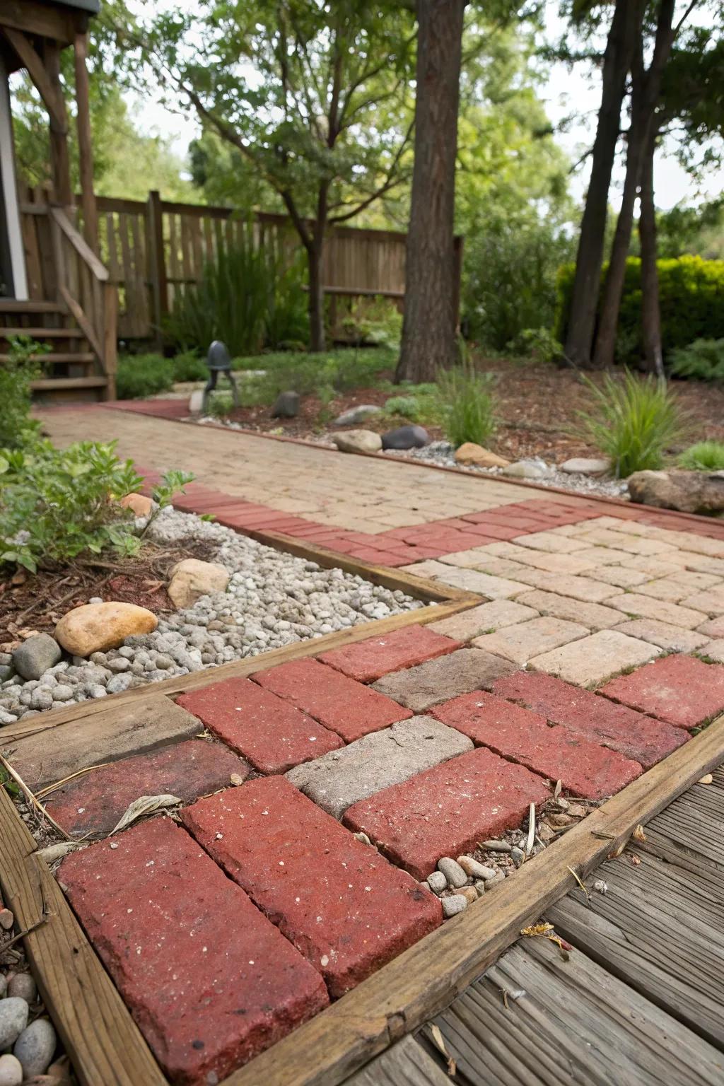 Mixing constituents appends profundity and intrigue to your patio blueprint.