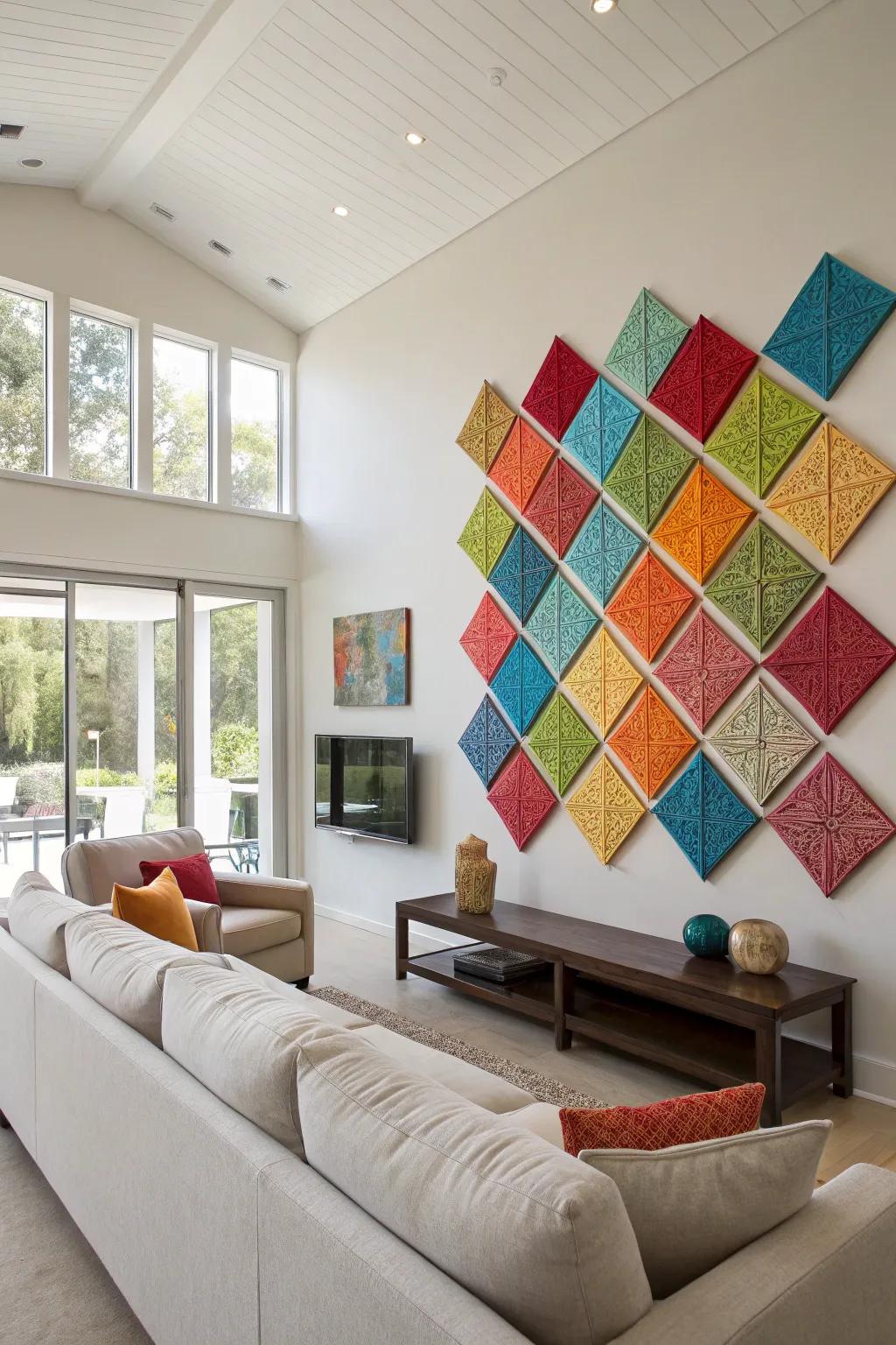 Reinvent your space using modular wall art.